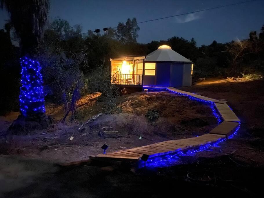 Glamping-Sky Dome Yurt-Tiny House-2 By Lavenders Field Villa Valley Center Exterior photo